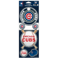 Chicago Cubs Stickers Prismatic
