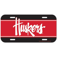 Nebraska Cornhuskers License Plate