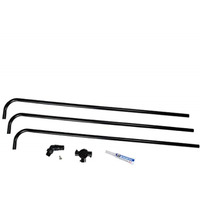 4003802 KIT WATER DIST 3WAY SIDE Dial 3 Way Side Black Plastic Evaporative Cooler Water Hook-Up Kit (Pack of 1)