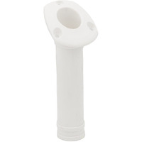 PCKG. FLUSH MOUNT ROD HOLDER - WHT