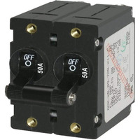 CIRCUIT BREAKER AA2TOGGLE 50A BLK