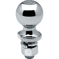 Reese 63822 Class II Hitch Ball, Chrome - 2" Ball x 3/4" x 2-3/8", 3,500 lbs.