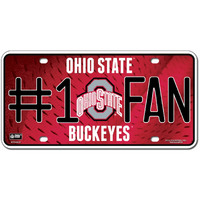 Ohio State Buckeyes License Plate #1 Fan