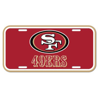 San Francisco 49ers License Plate