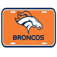 Denver Broncos License Plate