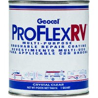 Geocel GC23200 Pro Flex RV Multi-Purpose Brushable Repair Coating - Clear, 1 Quart