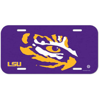 LSU Tigers License Plate