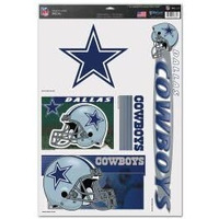 Dallas Cowboys Decal 11x17 Ultra