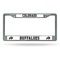 Colorado Buffaloes License Plate Frame Chrome - Special Order