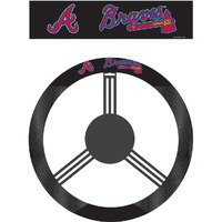 Atlanta Braves Steering Wheel Cover Mesh Style CO