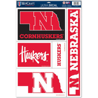 Nebraska Cornhuskers Decal 11x17 Ultra