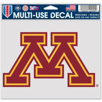 Minnesota Golden Gophers Decal 5x6 Multi Use Color