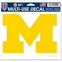 Michigan Wolverines Decal 5x6 Ultra Color