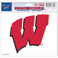 Wisconsin Badgers Decal 5x6 Ultra Color