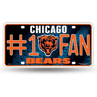 Chicago Bears License Plate #1 Fan