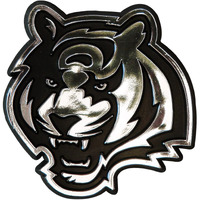 Cincinnati Bengals Auto Emblem - Silver
