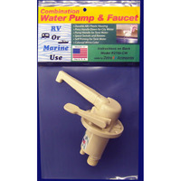 Zebra RV R3700CW Dual Flow Water Pump and Faucet - Colonial White