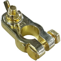 BATTERY TERMINAL AUDIOPIPE NEGATIVE; GOLD PLATED