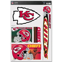 Kansas City Chiefs Decal 11x17 Ultra