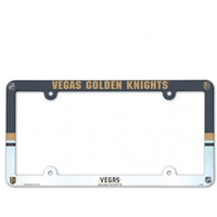 Vegas Golden Knights License Plate Frame Full Color Style - Special Order