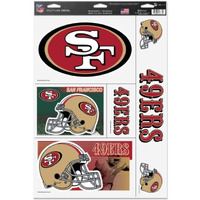 San Francisco 49ers Decal 11x17 Ultra