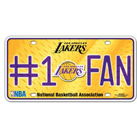 Los Angeles Lakers License Plate #1 Fan