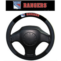 New York Rangers Steering Wheel Cover Mesh Style CO