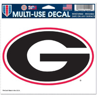 Georgia Bulldogs Decal 5x6 Ultra Color