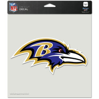 Baltimore Ravens Decal 8x8 Die Cut Color