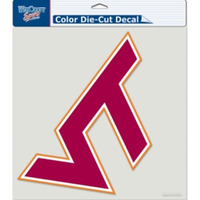 Virginia Tech Hokies Decal 8x8 Die Cut Color - Special Order