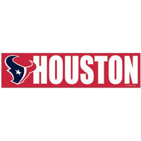 Houston Texans Decal Bumper Sticker - Special Order