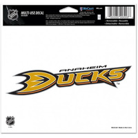 Anaheim Ducks Decal 5x6 Ultra Color