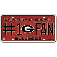 Georgia Bulldogs License Plate #1 Fan