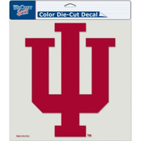 Indiana Hoosiers Decal 8x8 Die Cut Color