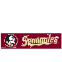 Florida State Seminoles Decal 3x12 Bumper Strip Style