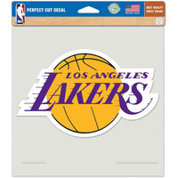 Los Angeles Lakers Decal 8x8 Die Cut Color