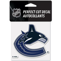Vancouver Canucks Decal 4x4 Perfect Cut Color