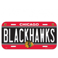 Chicago Blackhawks License Plate