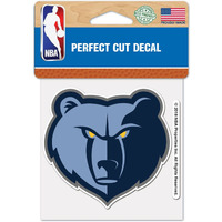 Memphis Grizzlies Decal 4x4 Perfect Cut Color