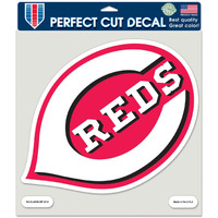 Cincinnati Reds Decal 8x8 Die Cut Color