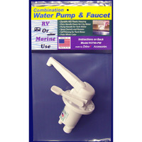 Zebra RV R3700-PW Dual Flow Water Pump and Faucet - Polar White