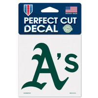 Oakland Athletics Decal 4x4 Perfect Cut Color