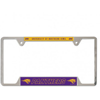 Northern Iowa Panthers Metal License Plate Frame