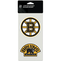 Boston Bruins Set of 2 Die Cut Decals