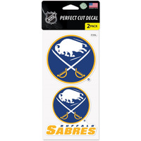 Buffalo Sabres Decal 4x4 Die Cut Set of 2 - Special Order