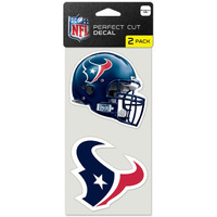 Houston Texans Set of 2 Die Cut Decals
