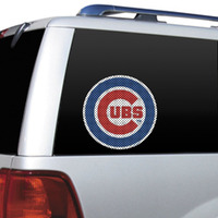 Chicago Cubs Window Film 12 Inch Die Cut CO