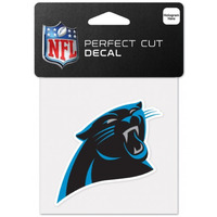 Carolina Panthers Decal 4x4 Perfect Cut Color