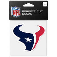 Houston Texans Decal 4x4 Perfect Cut Color