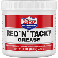 Lucas Oil Red N Tacky Grease 1lb Tub